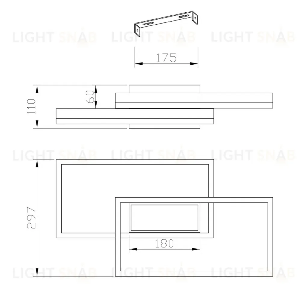 Потолочная люстра Escada Twins 10242/3LED 10242/3LED
