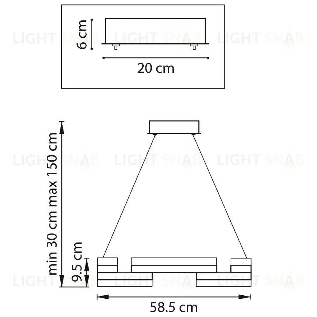 Подвесная люстра Lightstar Rotonda 736323 736323