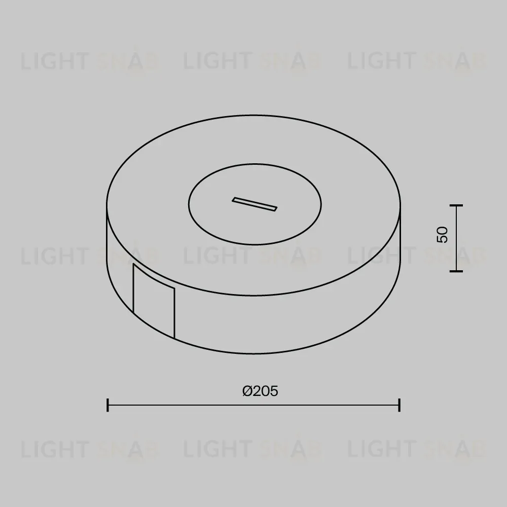Потолочная чаша накладная с коннектором питания Maytoni Pendant system Parity TRA130SC-1B TRA130SC-1B