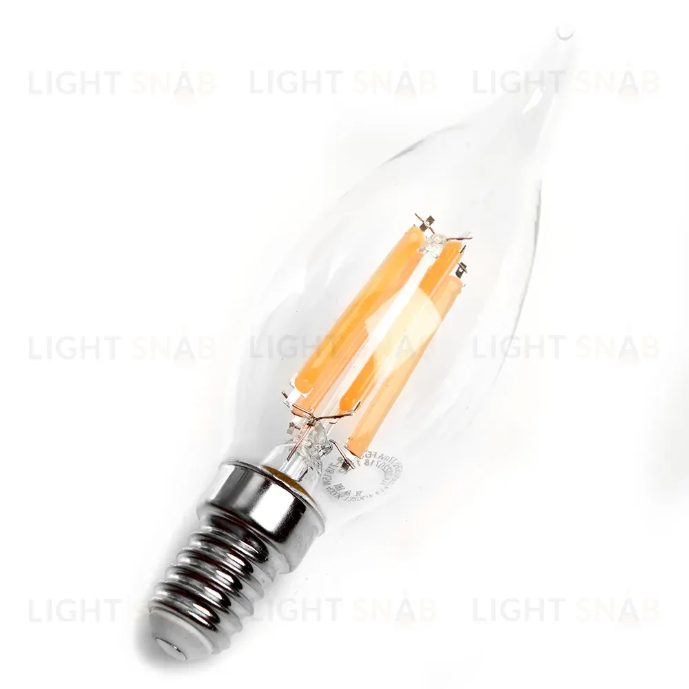Лампа светодиодная Feron LB-718 Свеча на ветру E14 15W 2700K 38261 38261