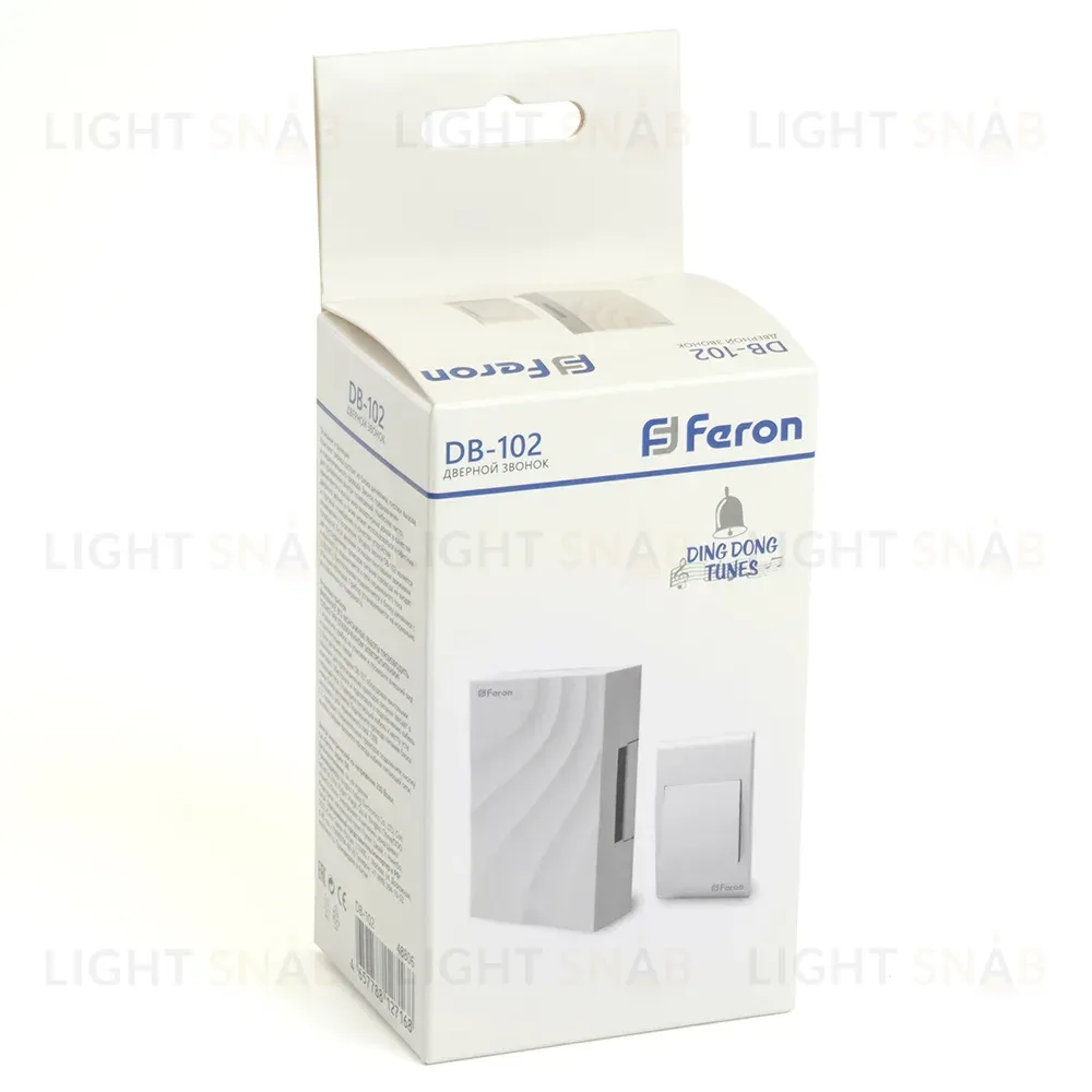 Звонок с кнопкой проводной электромеханический Feron DB-102 48806 48806