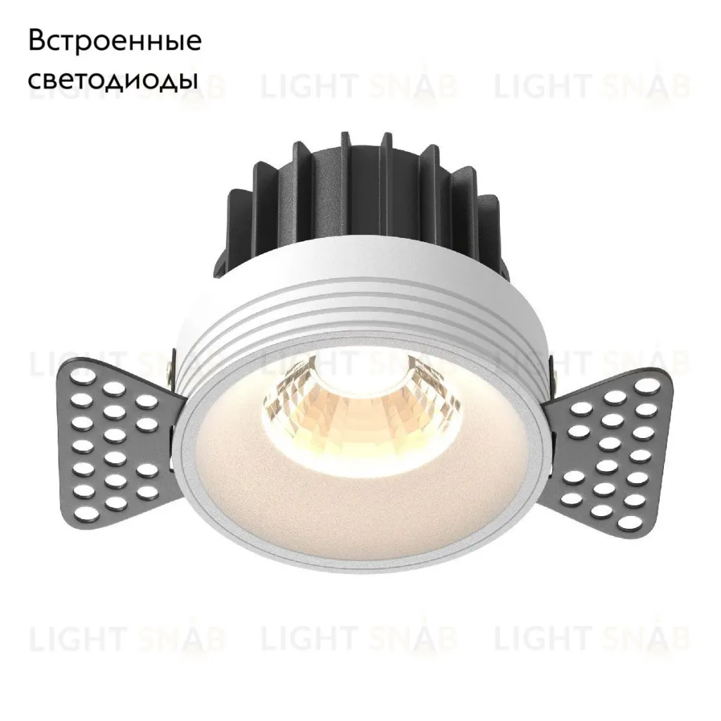 Встраиваемый светильник Maytoni Round DL058-12W3K-TRS-W DL058-12W3K-TRS-W