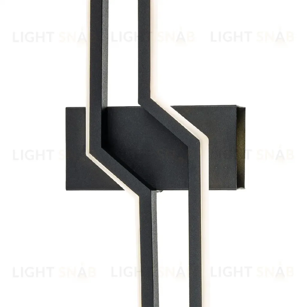 Настенный светильник Escada Rail 10219/2LED Black 10219/2LED Black