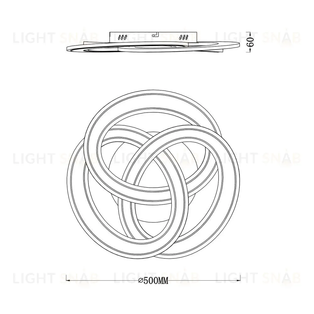 Потолочный светильник Escada Quant 10243/3LED 10243/3LED