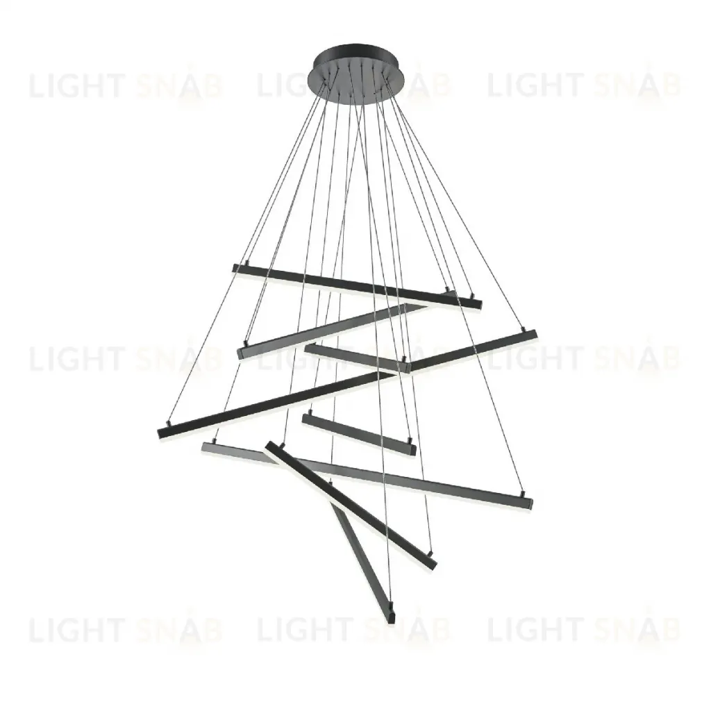 Каскадная люстра Maytoni Line MOD016PL-L96BK MOD016PL-L96BK