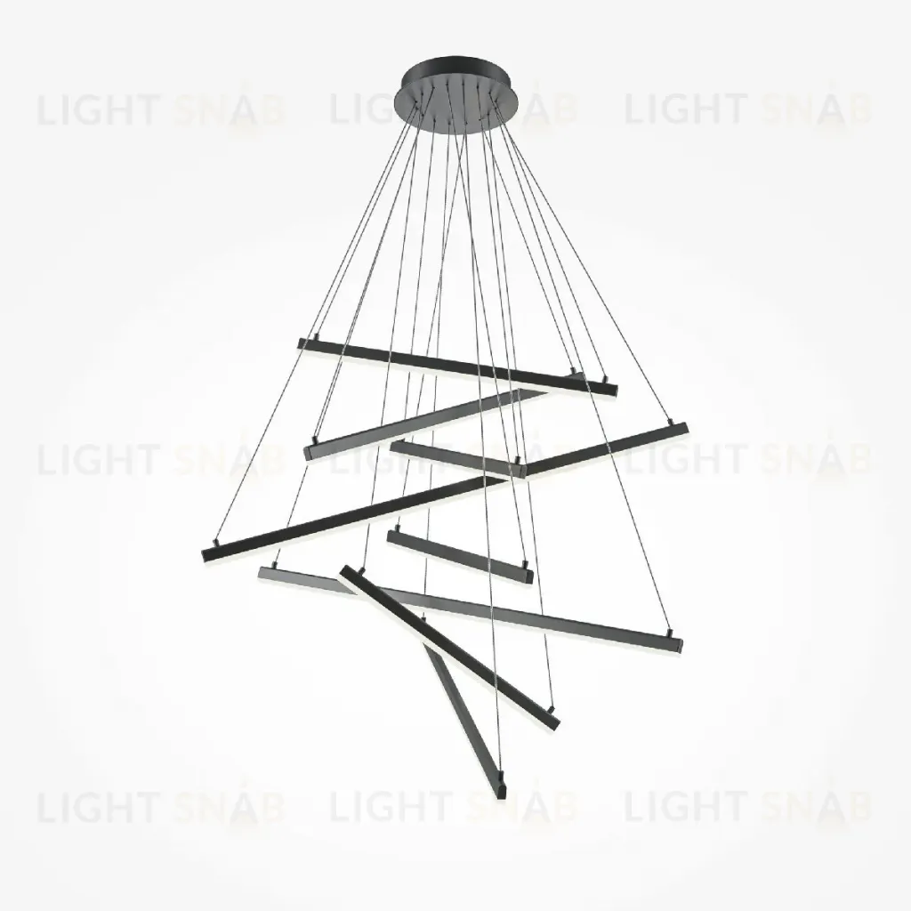 Каскадная люстра Maytoni Line MOD016PL-L96BK MOD016PL-L96BK