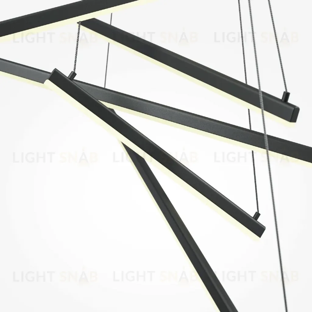 Каскадная люстра Maytoni Line MOD016PL-L96BK MOD016PL-L96BK