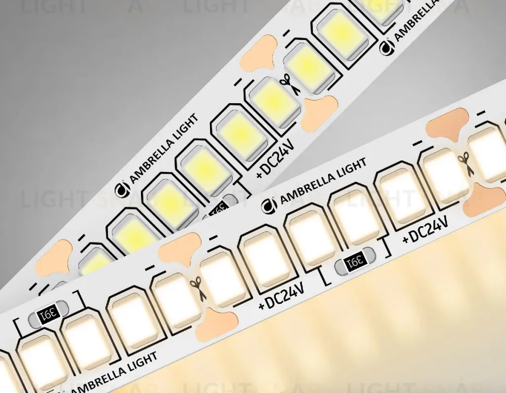 Светодиодная лента Ambrella Light LED Strip 24В 2835 18Вт/м 3000K 5м IP20 GS3301 GS3301