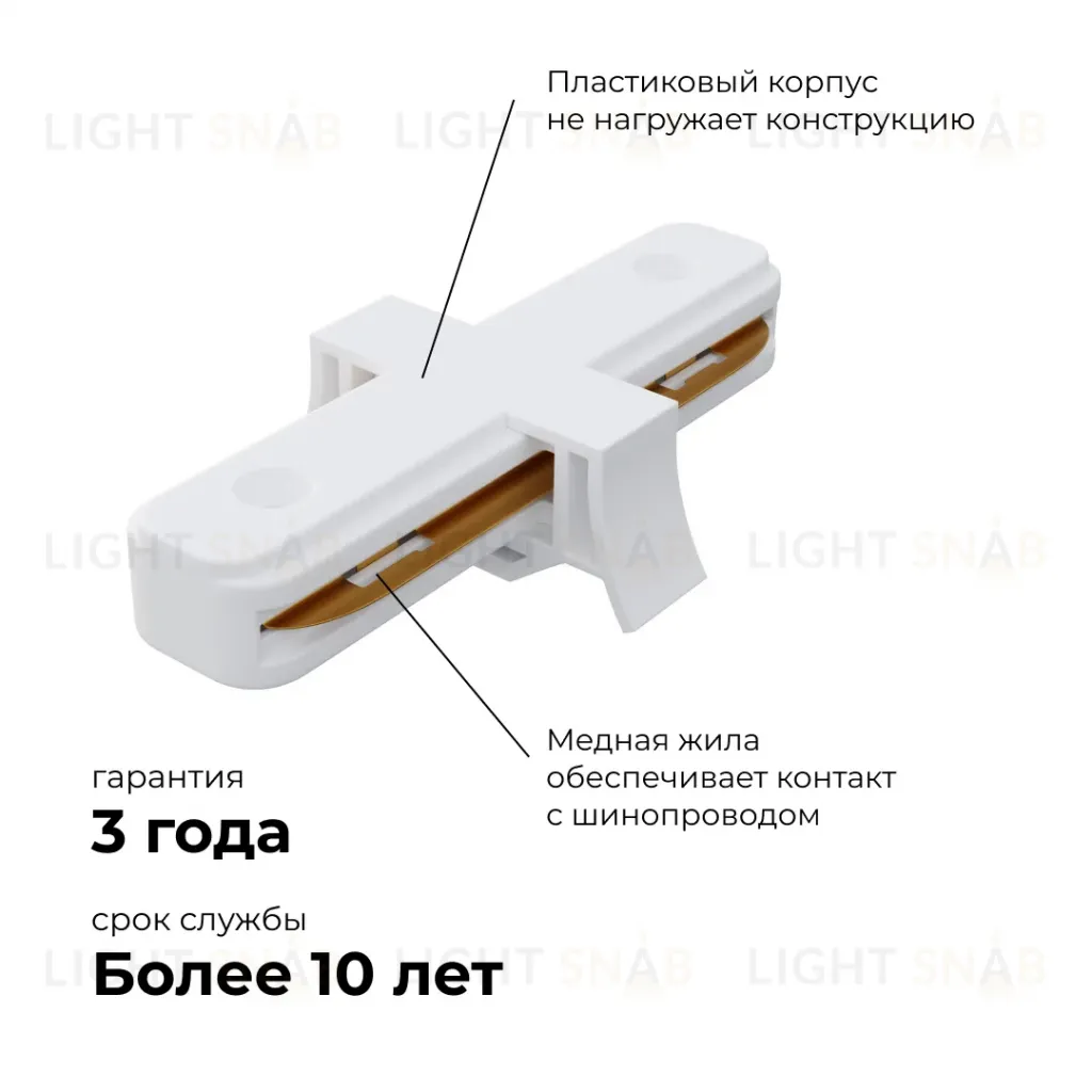 Коннектор прямой Apeyron 09-120 09-120