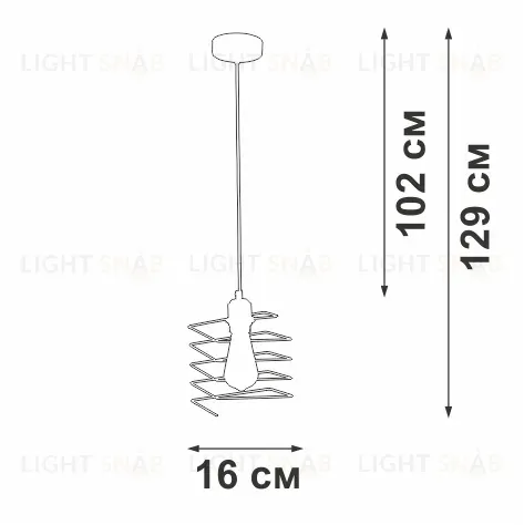 Подвесной светильник Vitaluce V2853-1/1S V2853-1/1S