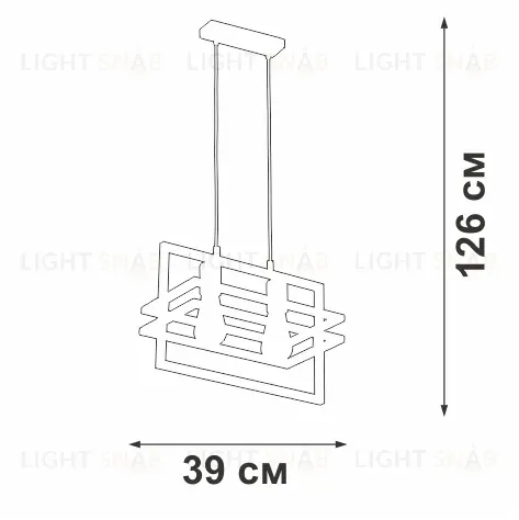 Подвесной светильник Vitaluce V2861-1/2S V2861-1/2S