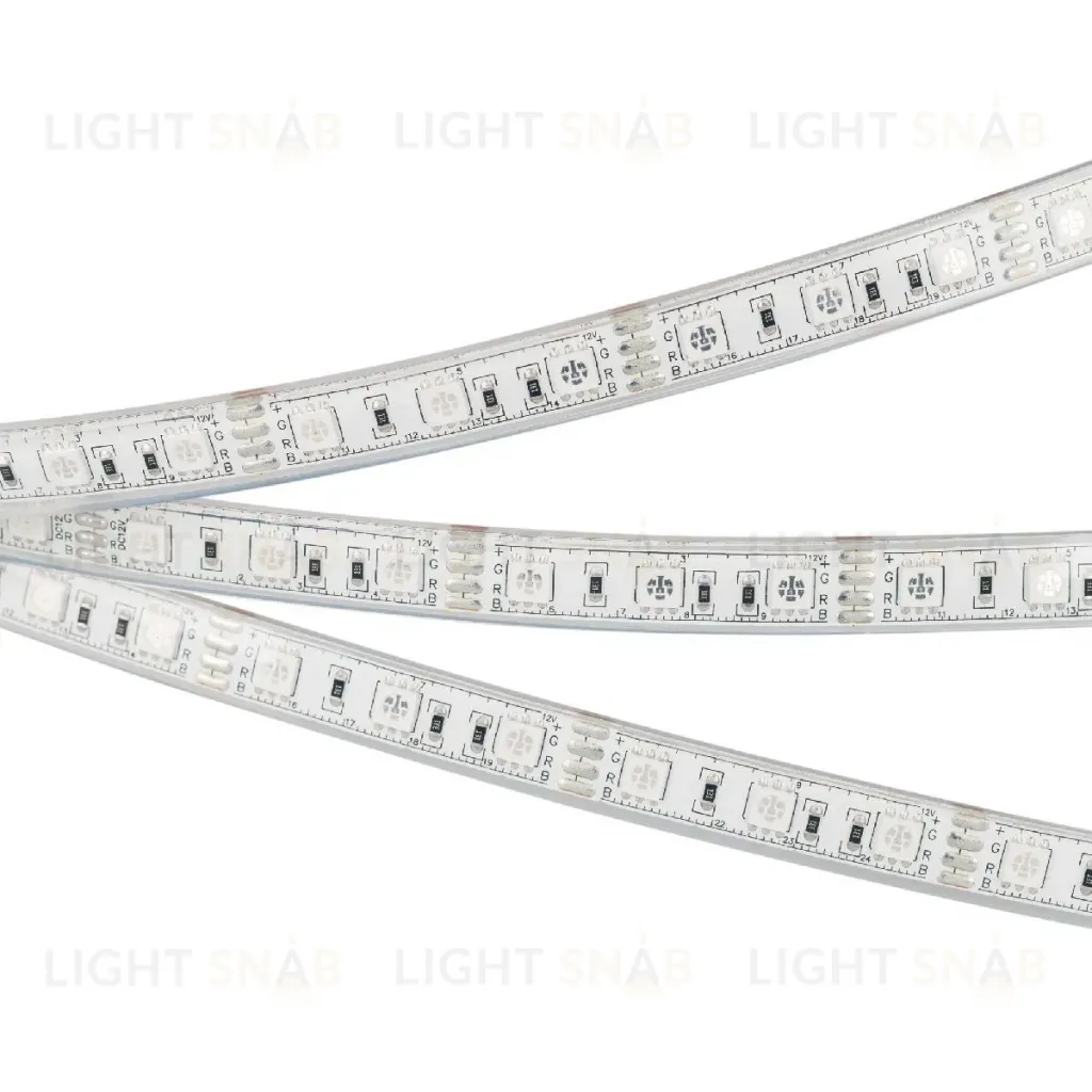 Светодиодная лента герметичная Arlight RTW-PU-B60-12.5mm 12V RGB (14.4 W/m, IP68, Wire 2m, 5m) 029599(3) 029599(3)