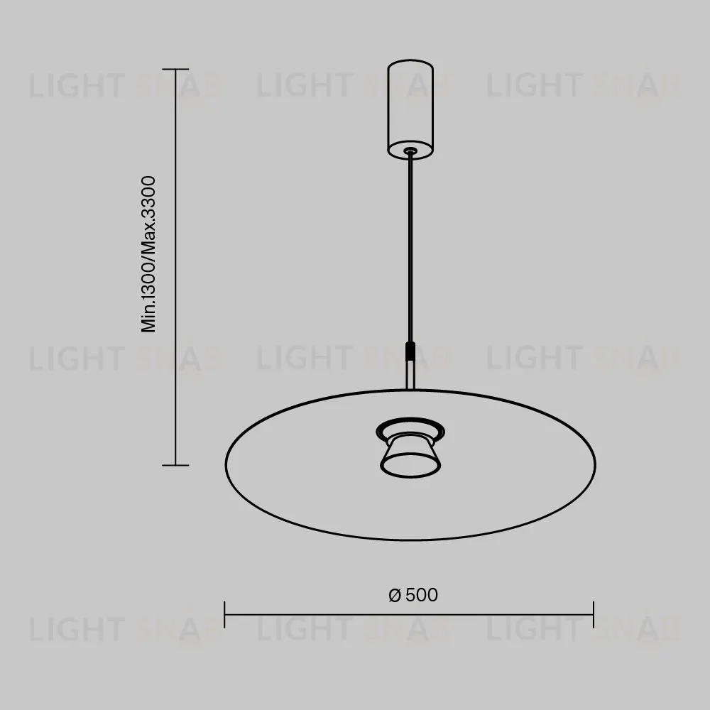 Подвесной светильник Maytoni Platte MOD352PL-L10W3K1 MOD352PL-L10W3K1