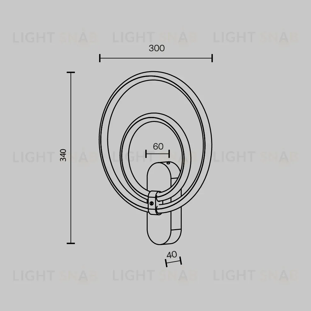 Настенный светильник Maytoni Link MOD357WL-L16BS3K MOD357WL-L16BS3K
