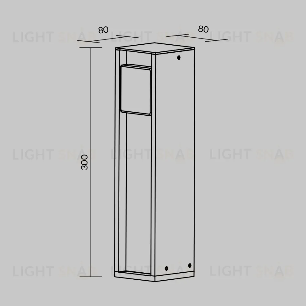 Уличная розетка Maytoni Socket O459FL-GF01SC O459FL-GF01SC