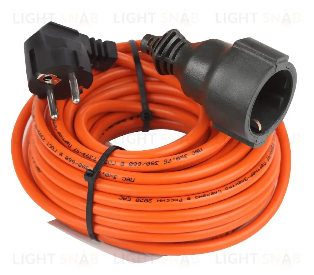 Удлинитель силовой Эра UPx-1e-3x0.75-10m Б0046810 Б0046810