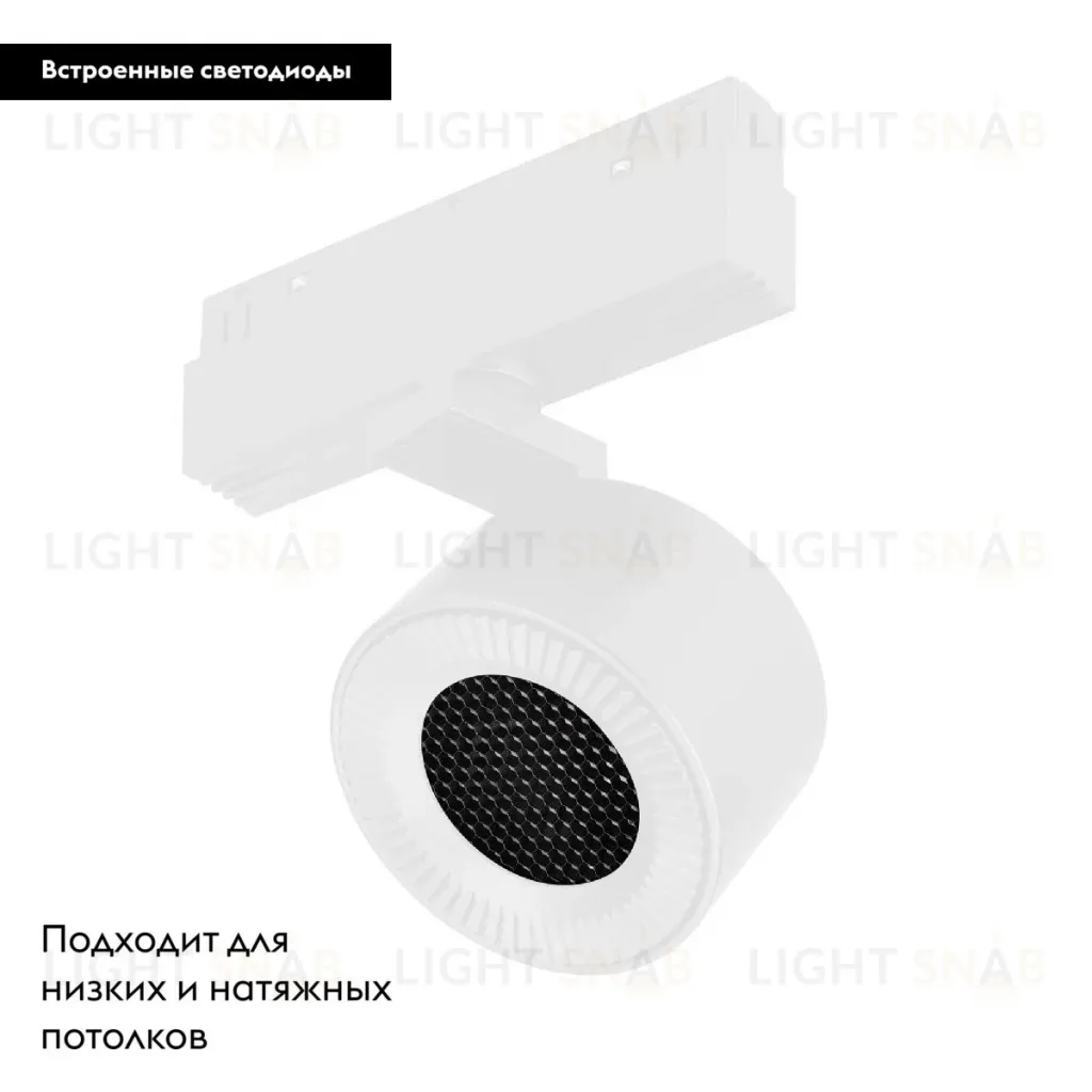 Трековый магнитный светильник Arlight MAG-ORIENT-POINT-R80-12W Day4000 048404 048404