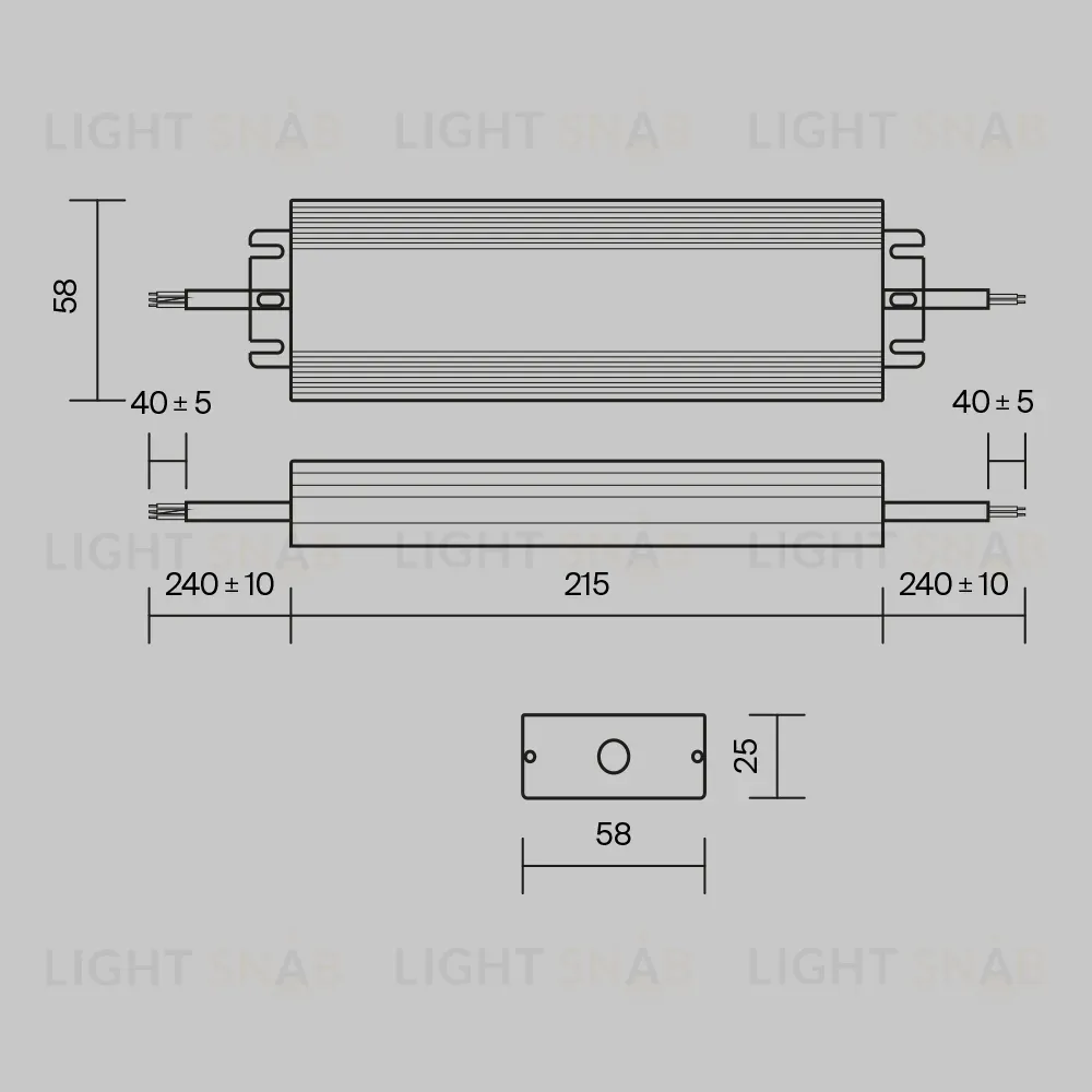 Блок питания Maytoni Power Supply Magnetic PSL008-100W-48V-IP67 PSL008-100W-48V-IP67