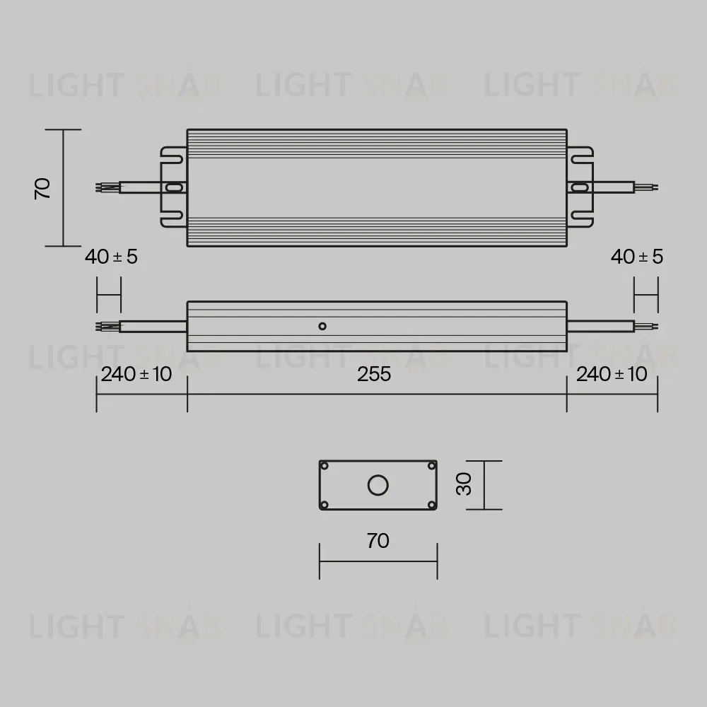 Блок питания Maytoni Power Supply Magnetic PSL008-200W-48V-IP67 PSL008-200W-48V-IP67