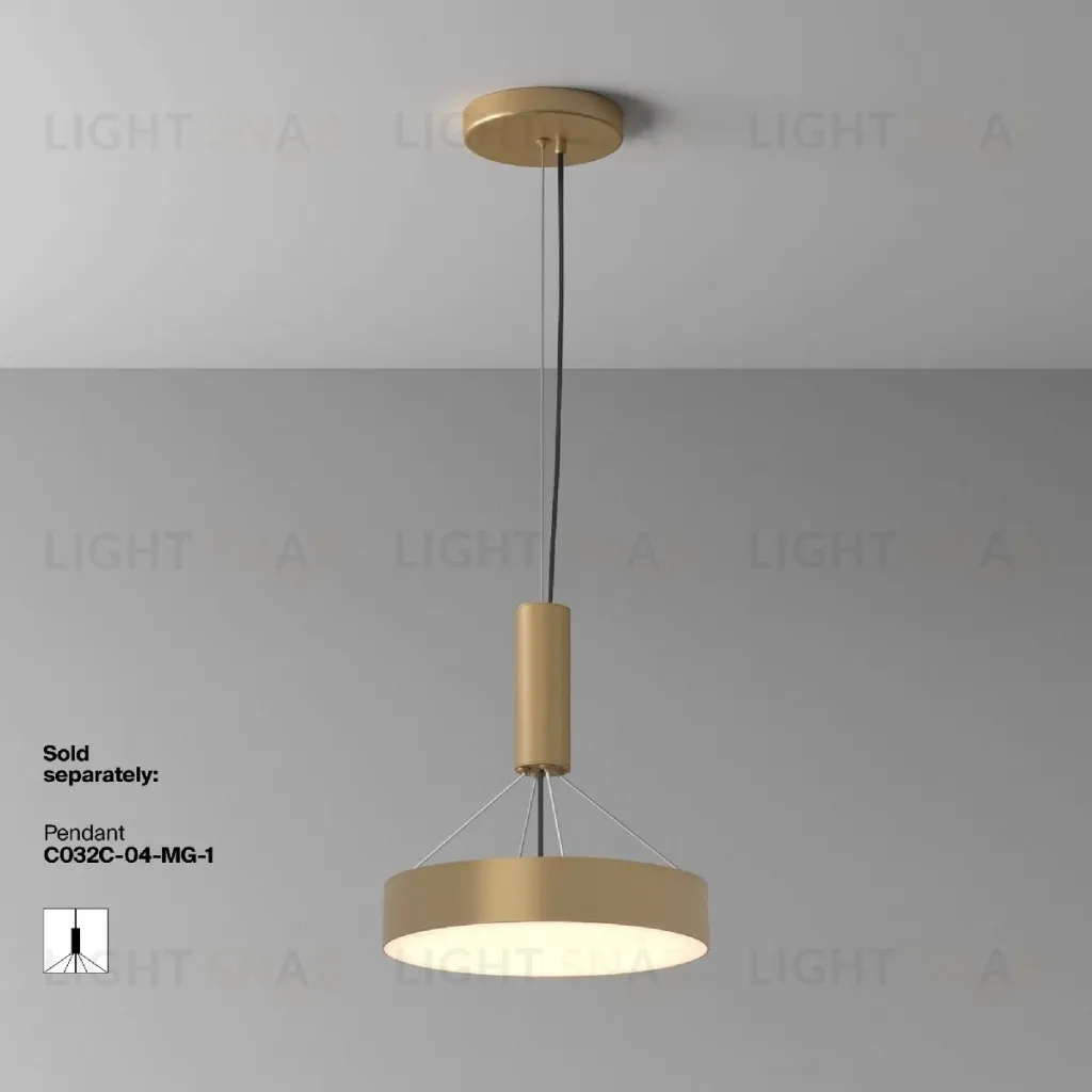 Потолочный светильник Maytoni Zon C032CL-36W3K-RD-MG C032CL-36W3K-RD-MG