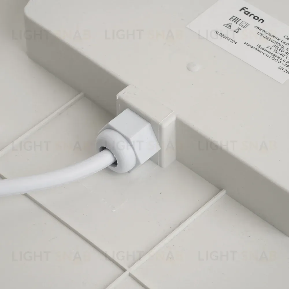 Настенно-потолочный светильник Feron 51513 Светодиодный светильник серии TR ЖКХ Круг 18Вт, 4000К, опал, IP65 51513