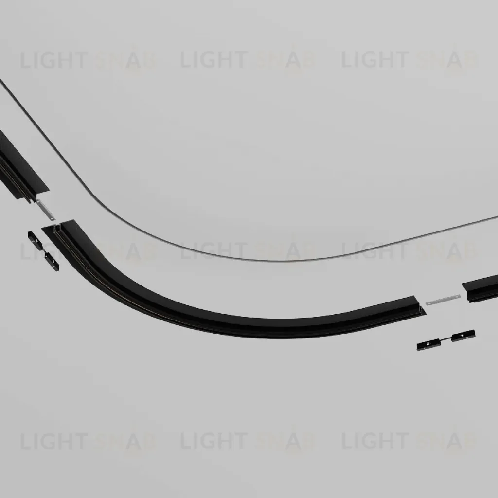 Коннектор радиусный встраиваемый Maytoni Levity TRA184-R600-12B TRA184-R600-12B