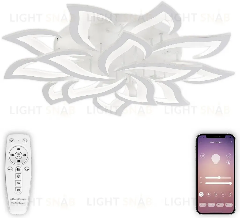 Потолочная светодиодная люстра Natali Kovaltseva Olimp LED LAMPS 81335-74067 LED LAMPS 81335