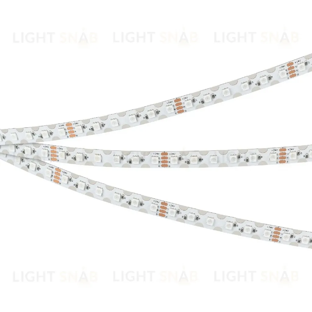 Светодиодная лента Arlight RZ-A120-8mm 24V RGB (12 W/m, IP20, 2835, 5m) 042911 042911