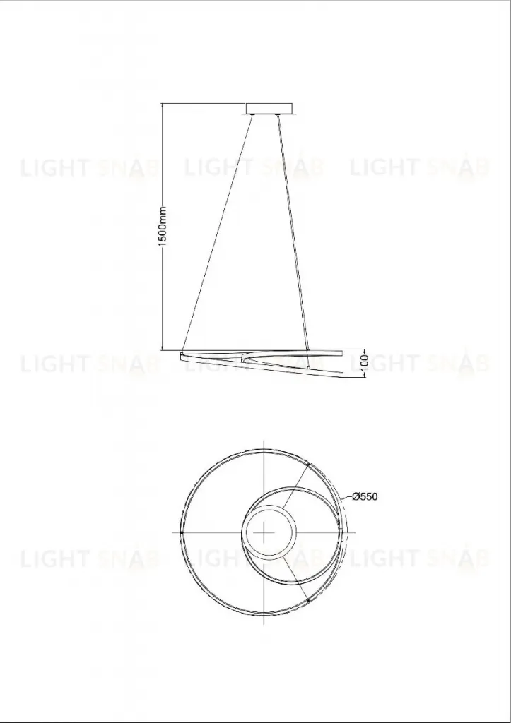 Подвесная люстра Arte Lamp Millo A3893SP-30BK A3893SP-30BK