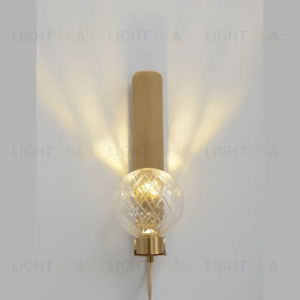 Бра Crystal Lux BELLA AP1 BRASS BELLA AP1 BRASS
