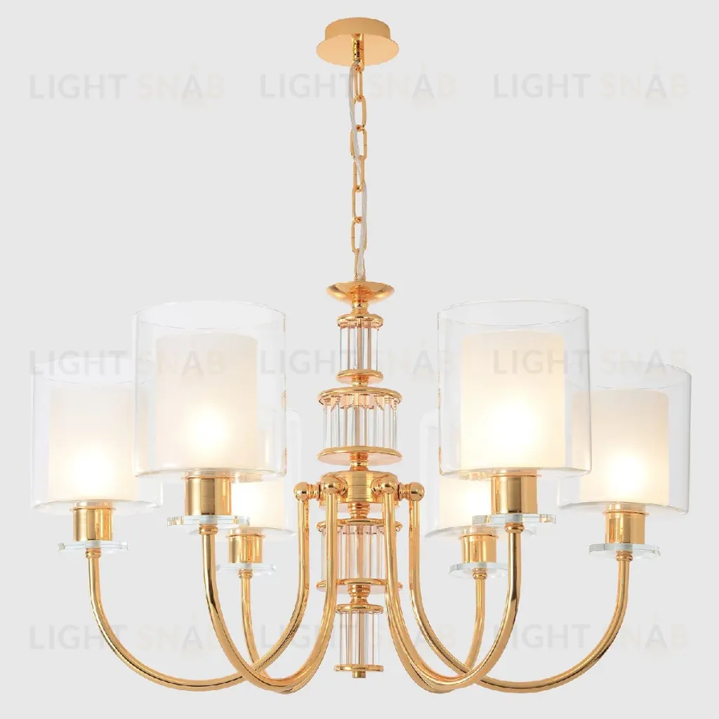Подвесная люстра Crystal Lux ELENA SP6 GOLD ELENA SP6 GOLD