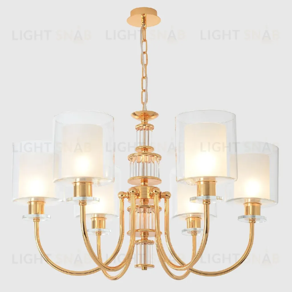 Подвесная люстра Crystal Lux ELENA SP6 GOLD ELENA SP6 GOLD