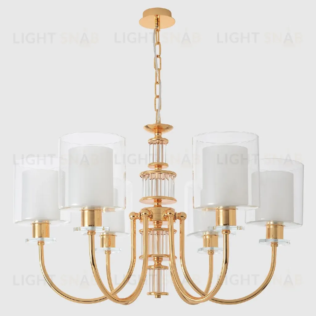 Подвесная люстра Crystal Lux ELENA SP6 GOLD ELENA SP6 GOLD