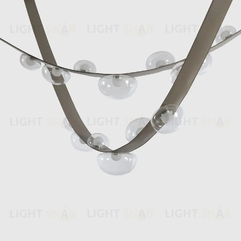 Подвесная люстра Crystal Lux BOSQUE SP7 L3000 GREY/TRANSPARENT BOSQUE SP7 L3000 GREY/TRANSPARENT