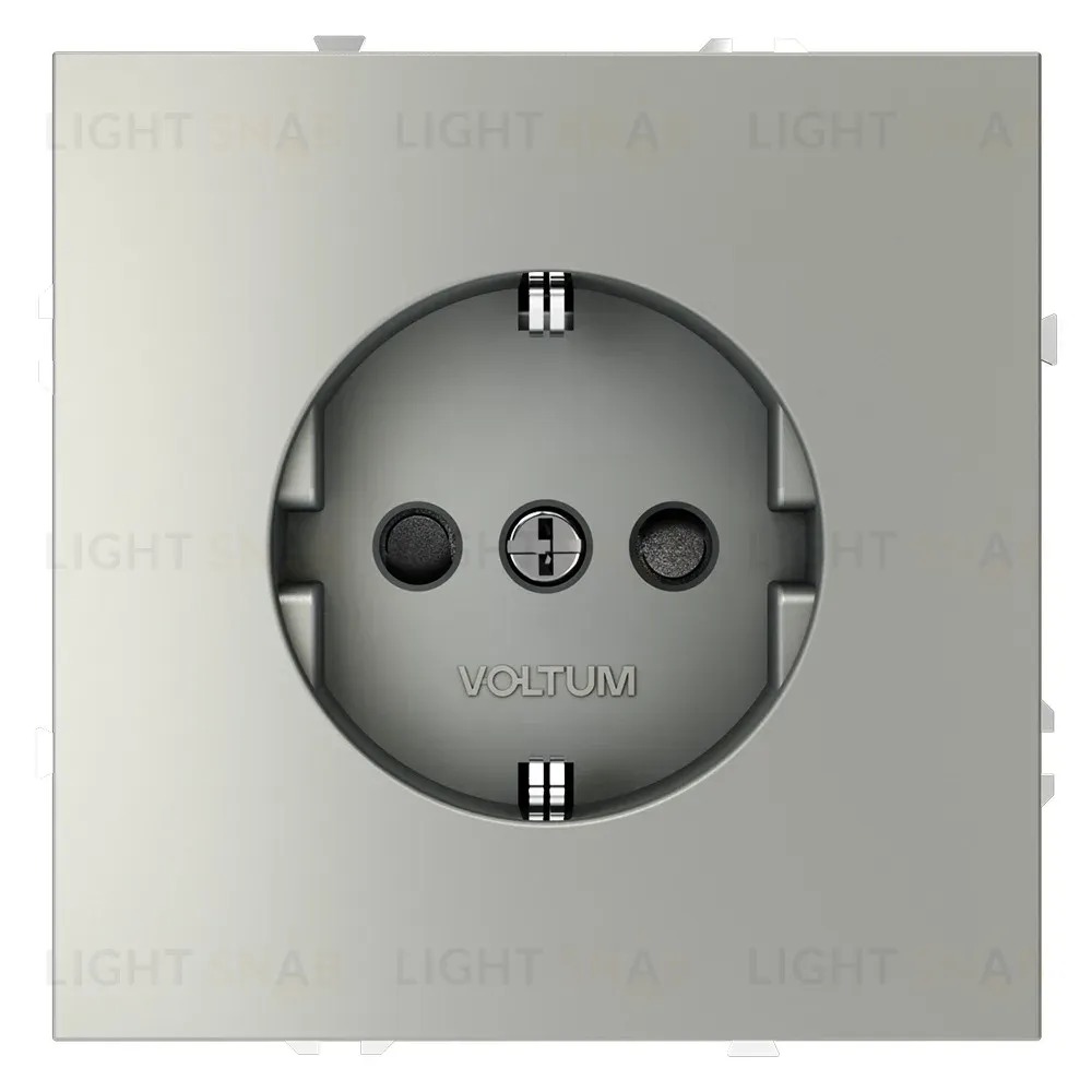 Розетка со шторками Voltum S70 VLS040205 (сталь) VLS040205