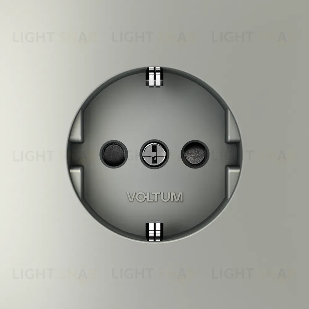 Розетка со шторками Voltum S70 VLS040205 (сталь) VLS040205