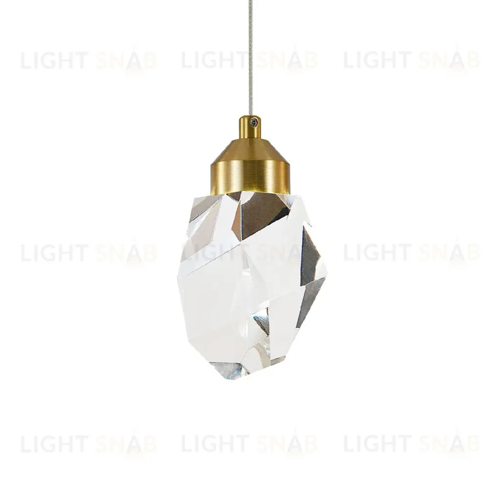 Подвесной светильник Indigo Cristallo 12053/1P Brass V000132L V000132L