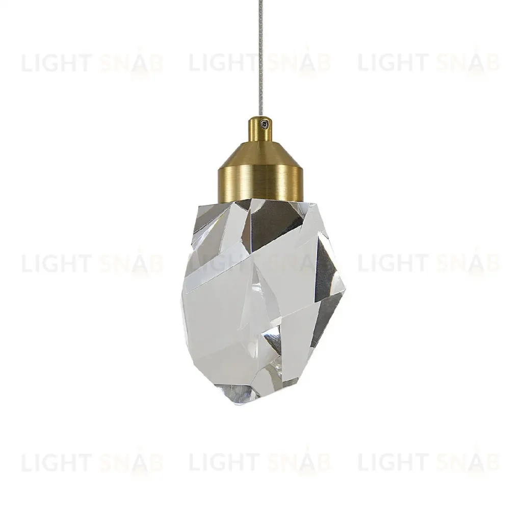 Подвесной светильник Indigo Cristallo 12053/1P Brass V000132L V000132L