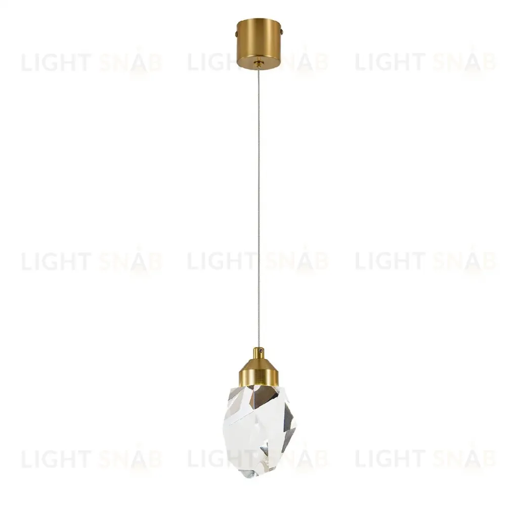 Подвесной светильник Indigo Cristallo 12053/1P Brass V000132L V000132L