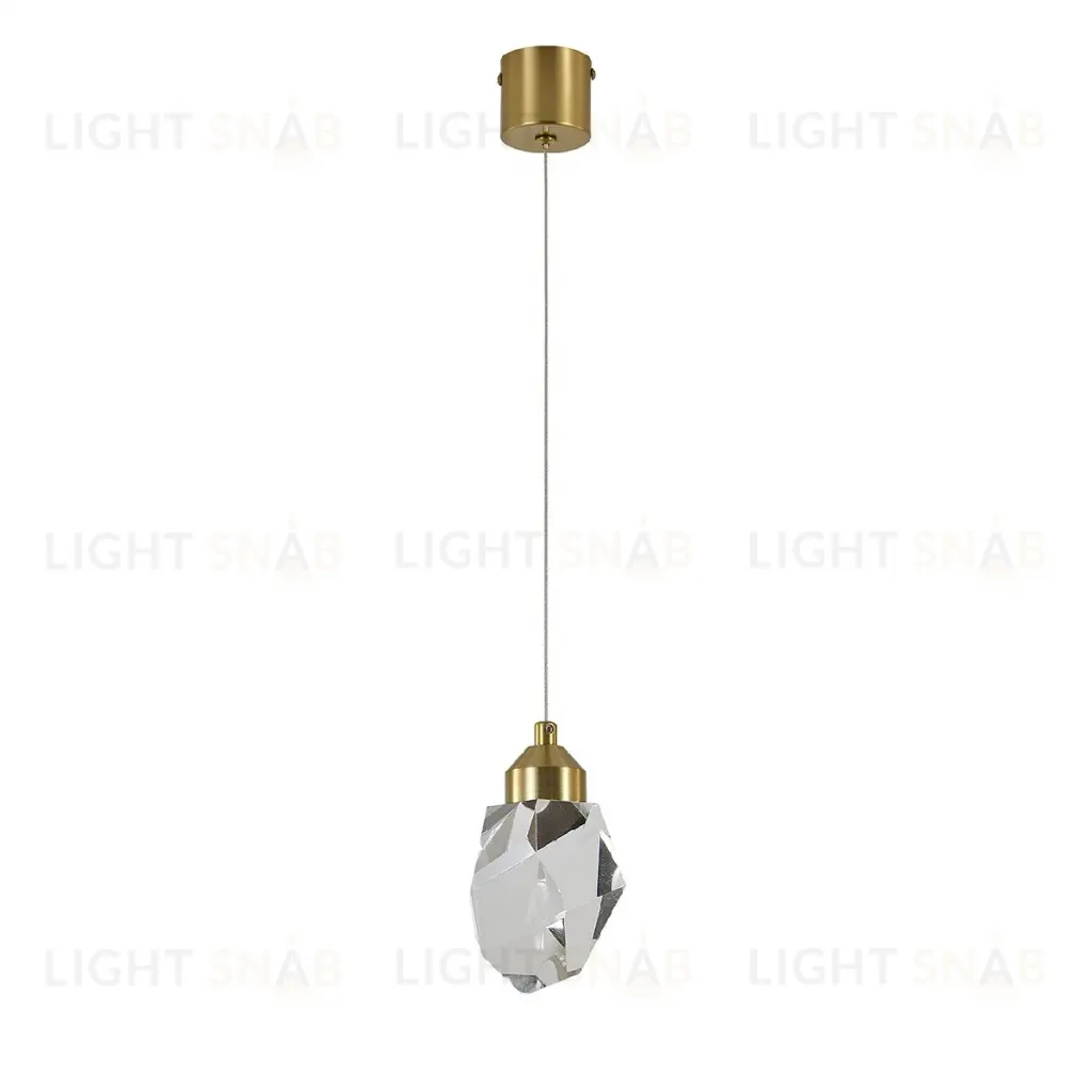 Подвесной светильник Indigo Cristallo 12053/1P Brass V000132L V000132L