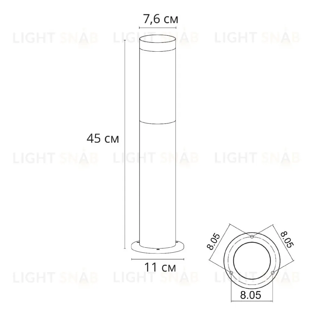 Ландшафтный светильник Arte Lamp Salire A3158PA-1BK A3158PA-1BK