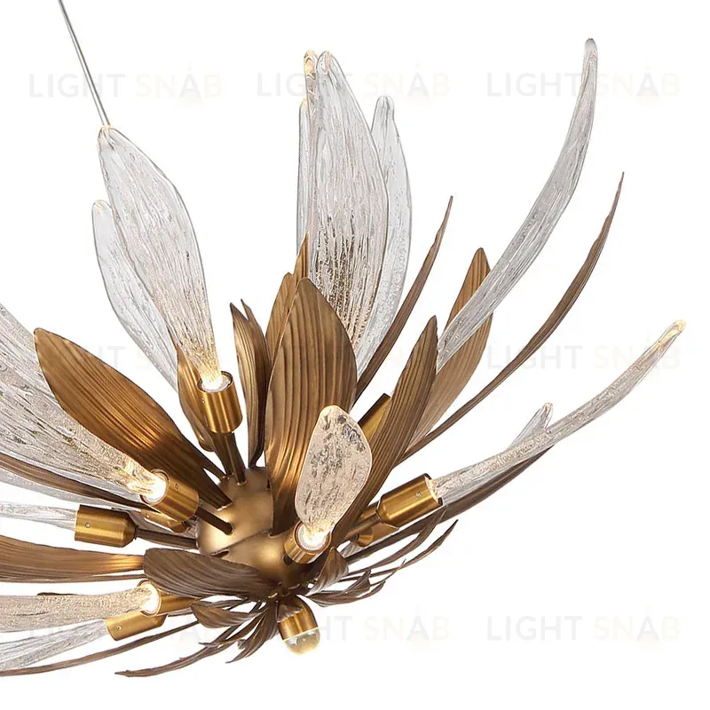 Подвесная люстра Delight Collection RP168416-19 bronze/clear RP168416-19 bronze/clear