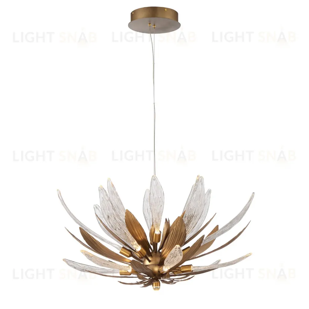 Подвесная люстра Delight Collection RP168416-19 bronze/clear RP168416-19 bronze/clear