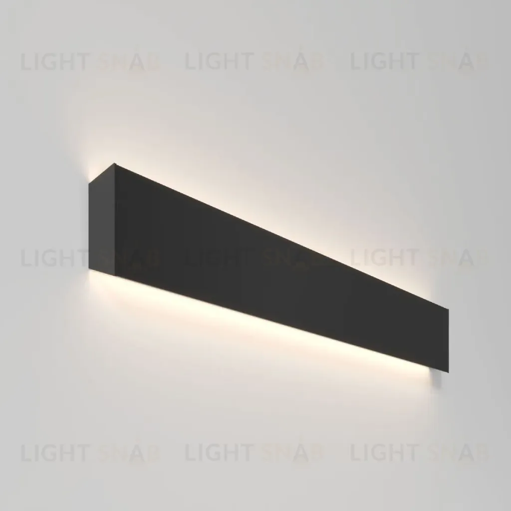 Алюминиевый профиль Arlight WALL-2575-DUAL-2000 ANOD BLACK 052332 052332