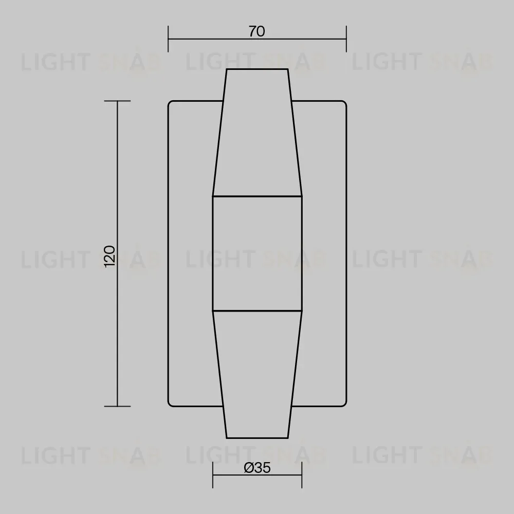 Настенный светильник Maytoni Arana MOD401WL-L6BS3K MOD401WL-L6BS3K