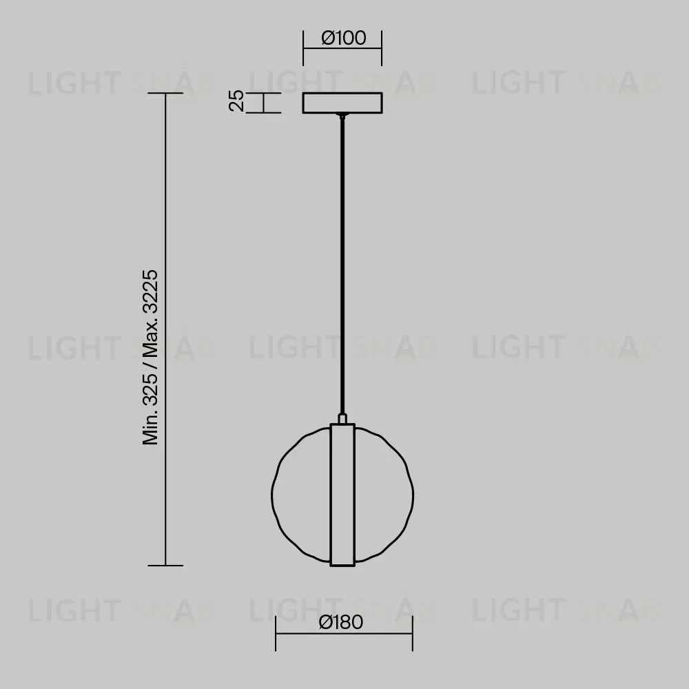 Подвесной светильник Maytoni Misterio MOD379PL-L6B3K MOD379PL-L6B3K