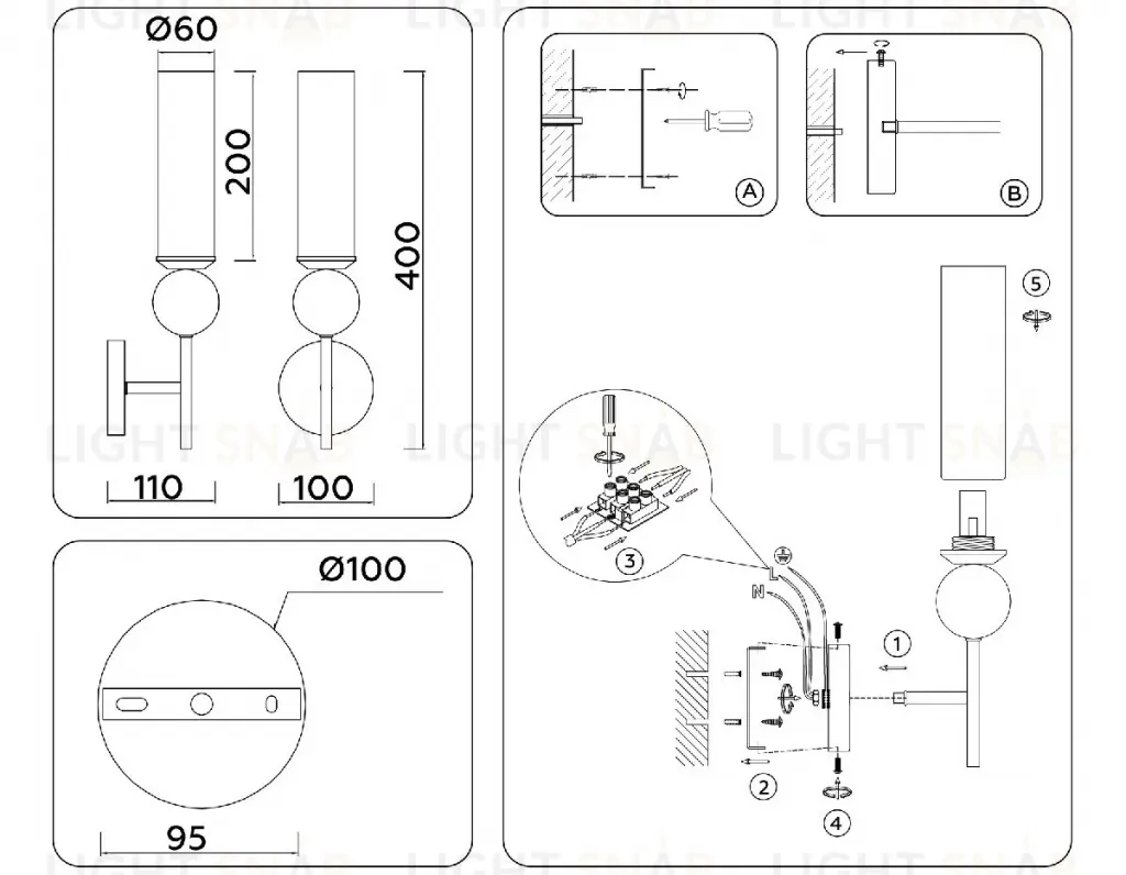 Бра Ambrella Light High Light Heigh Light LH53254 LH53254