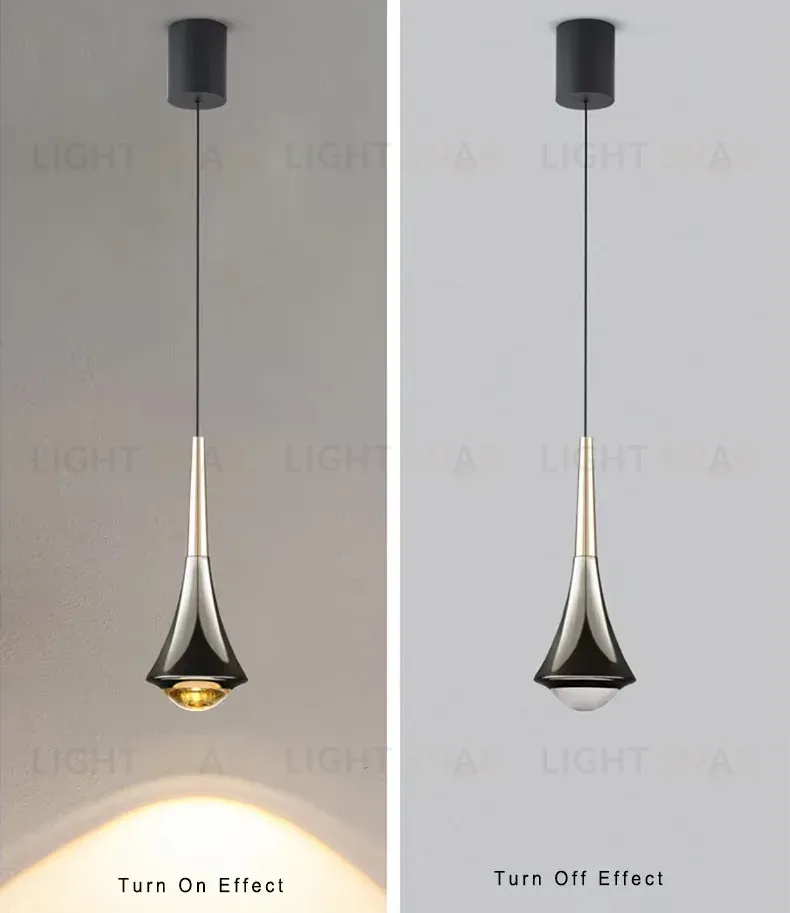 Подвесной светильник Delight Collection 8969P/1 gold/black 8969P/1 gold/black