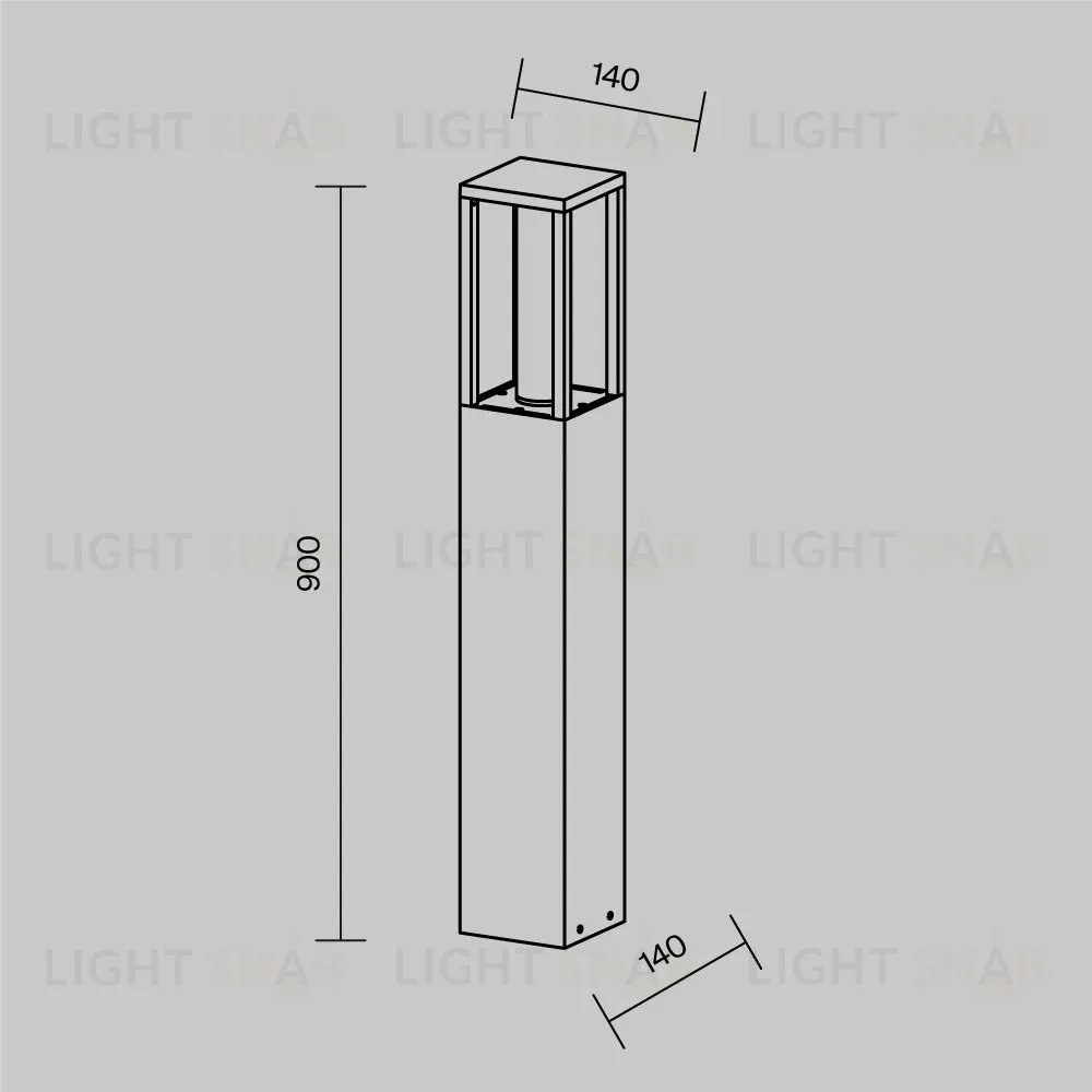 Ландшафтный светильник Maytoni Expo O480FL-L12B3K1 O480FL-L12B3K1