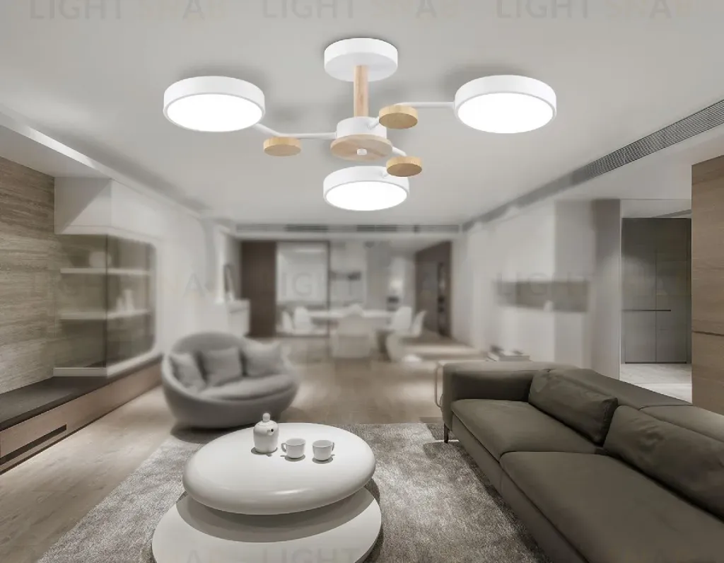 Люстра на штанге Ambrella Light Linetech Comfort FL4855 FL4855